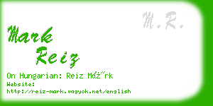 mark reiz business card